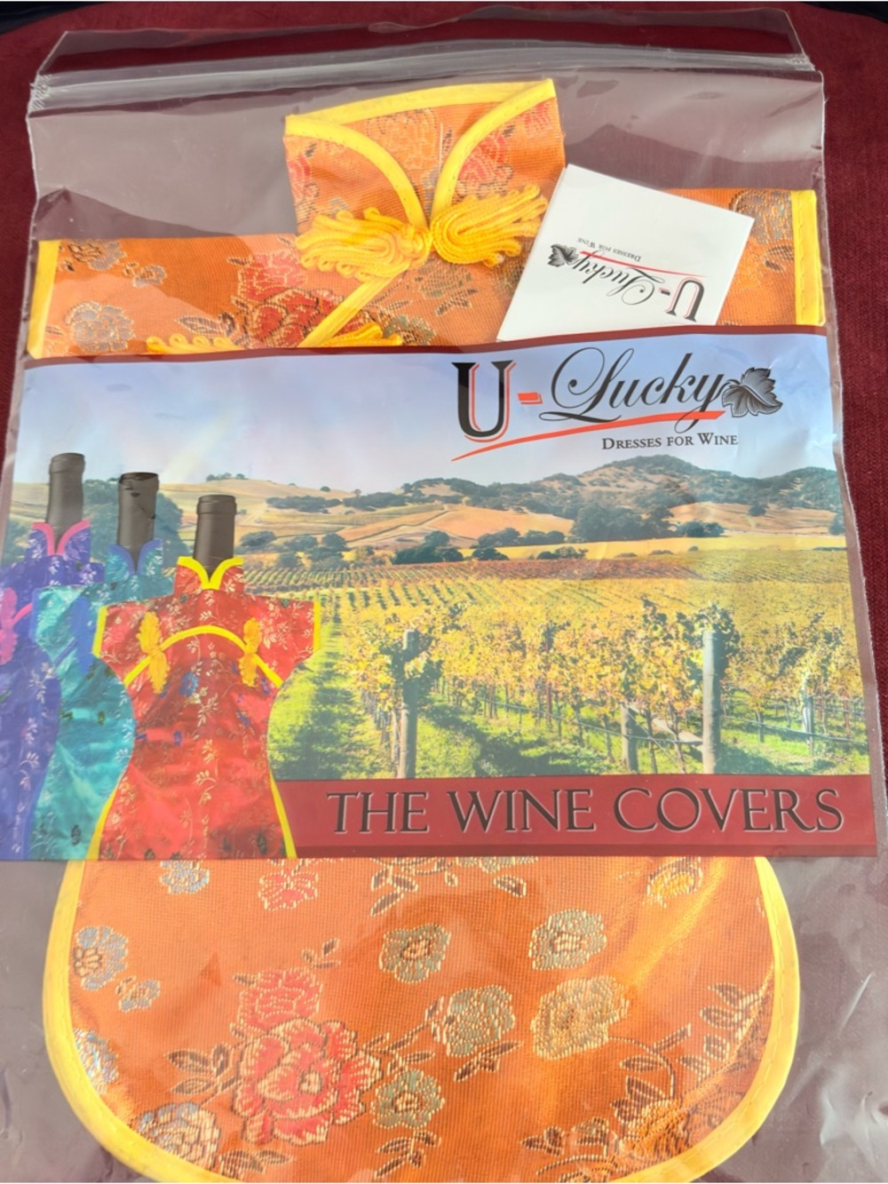 New The Wine Covers-11”x5”